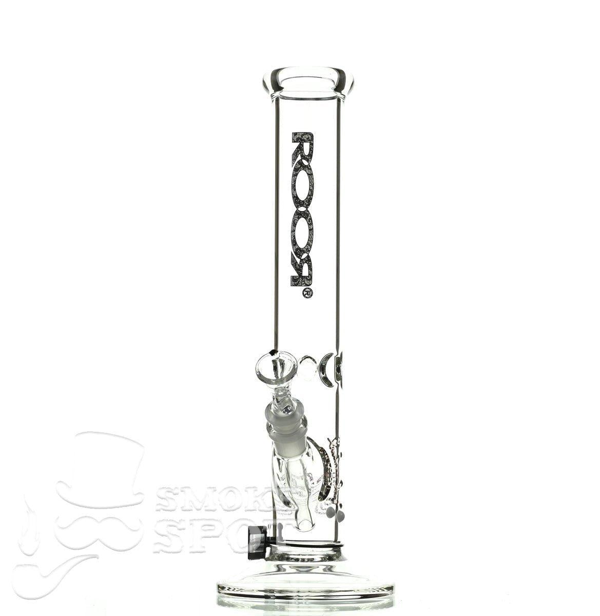 Roor Straight Tube 14 inch white #2 premium scientific glass waterpipe with ice catcher