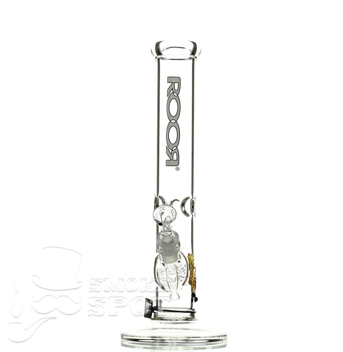 Roor Straight Tube 14 inch white/black #2 - Smoke Spot Smoke Shop