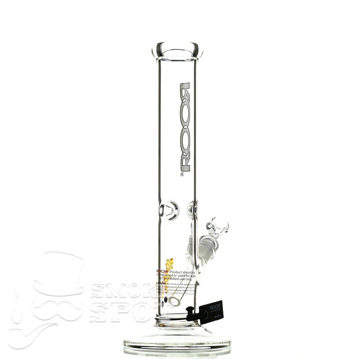 Roor Straight Tube 14 inch white/black #2 - Smoke Spot Smoke Shop