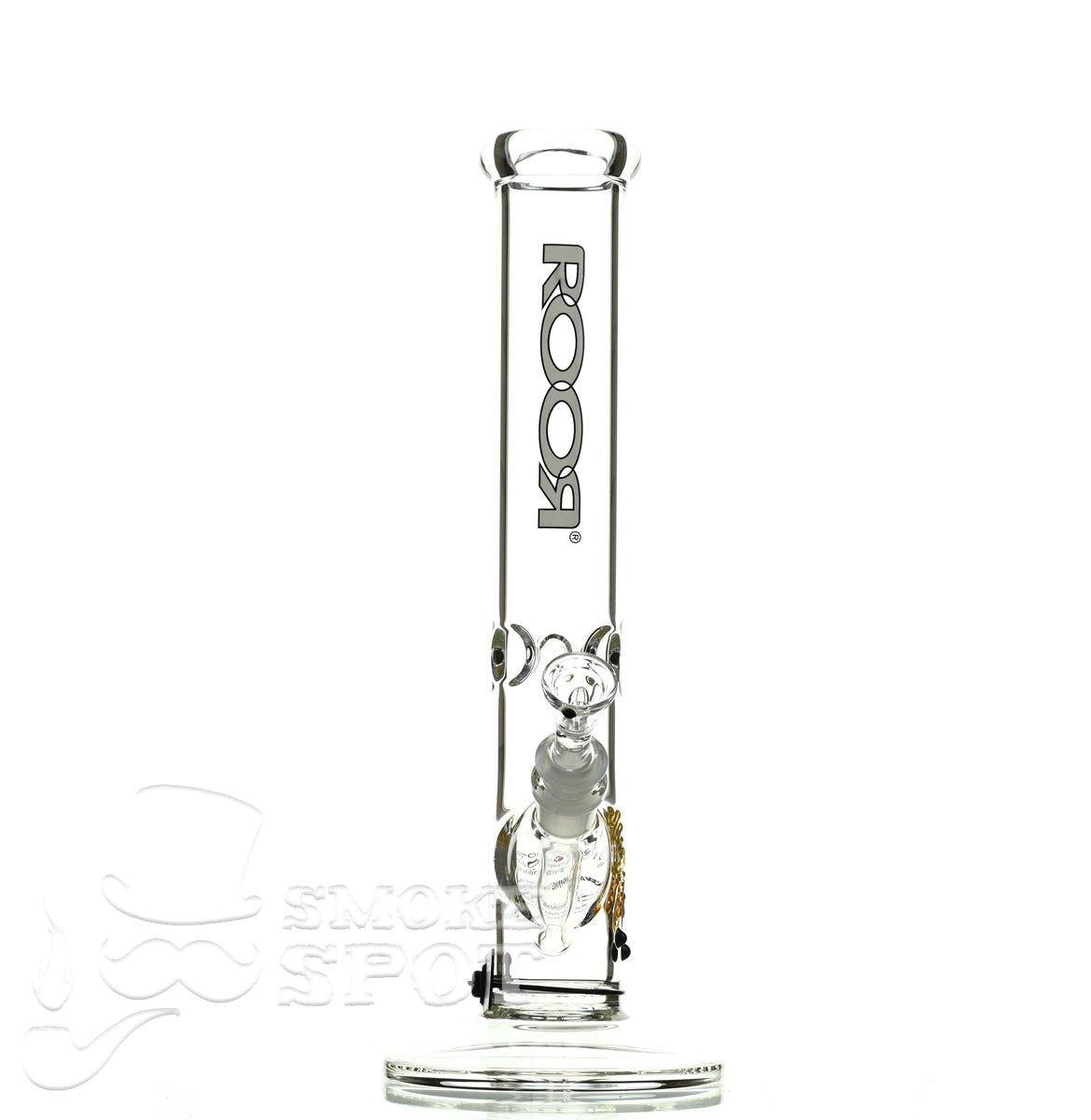 Roor Straight Tube 14 inch white/black #2 - Smoke Spot Smoke Shop