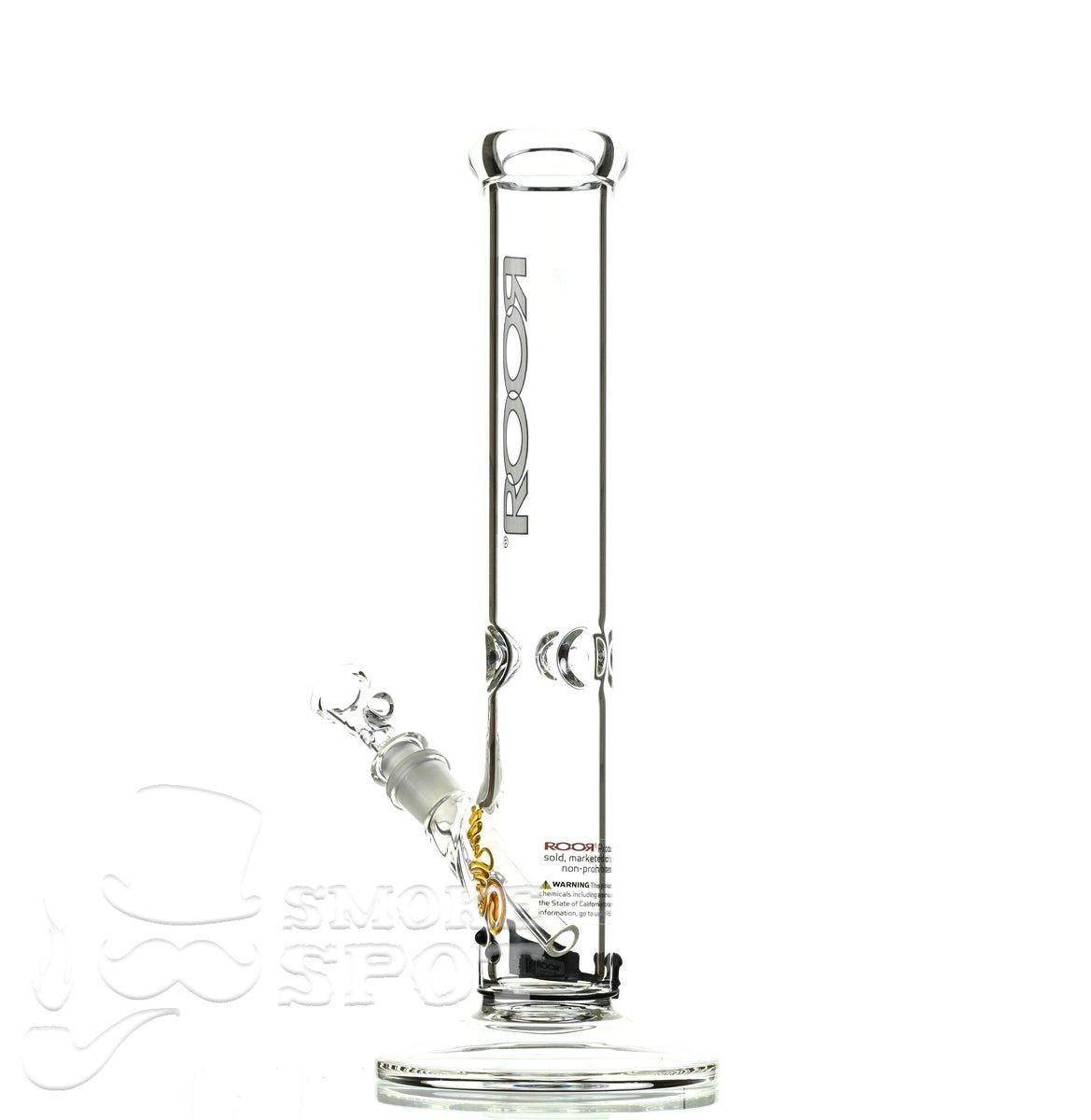 Roor Straight Tube 14 inch white/black #2 - Smoke Spot Smoke Shop