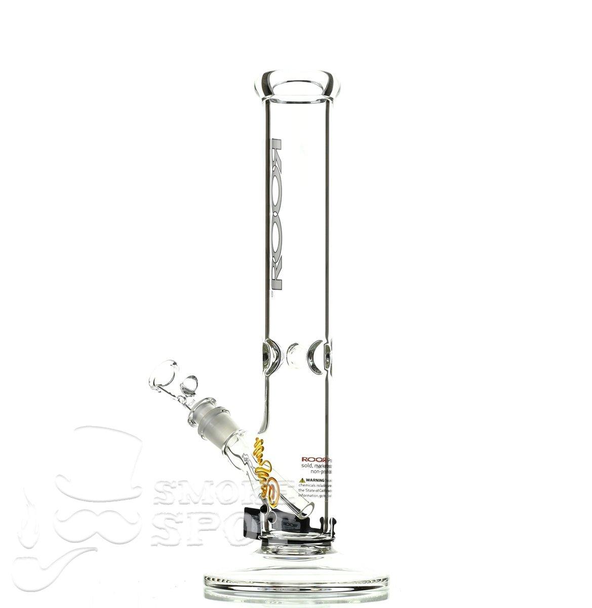 Roor Straight Tube 14 inch white/black #2 - Smoke Spot Smoke Shop