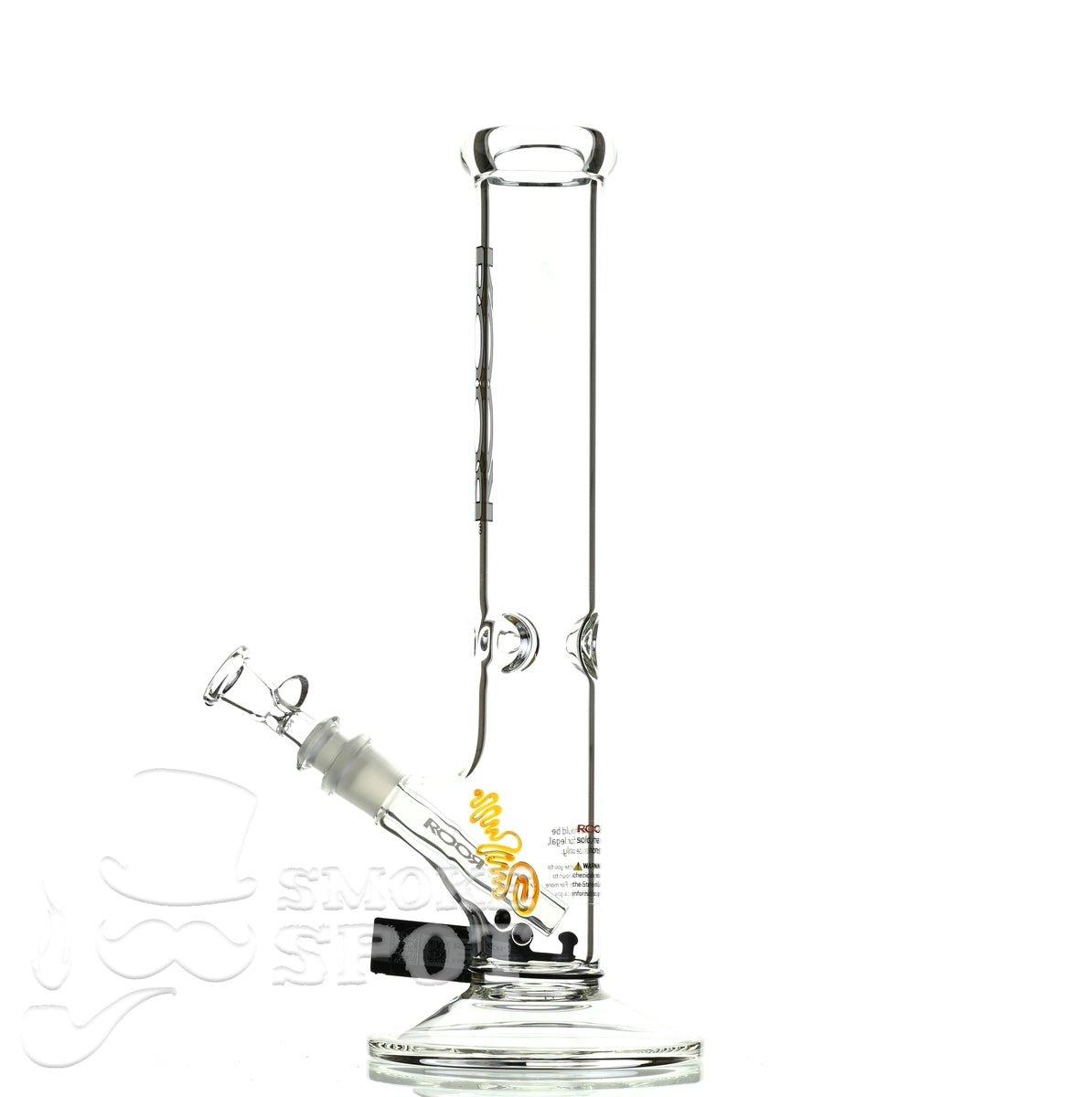 Roor Straight Tube 14 inch white/black #2 - Smoke Spot Smoke Shop