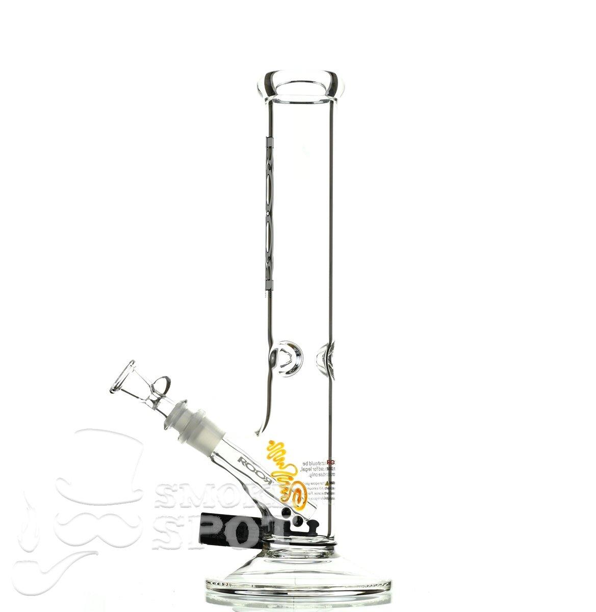 Roor Straight Tube 14 inch white/black #2 - Smoke Spot Smoke Shop