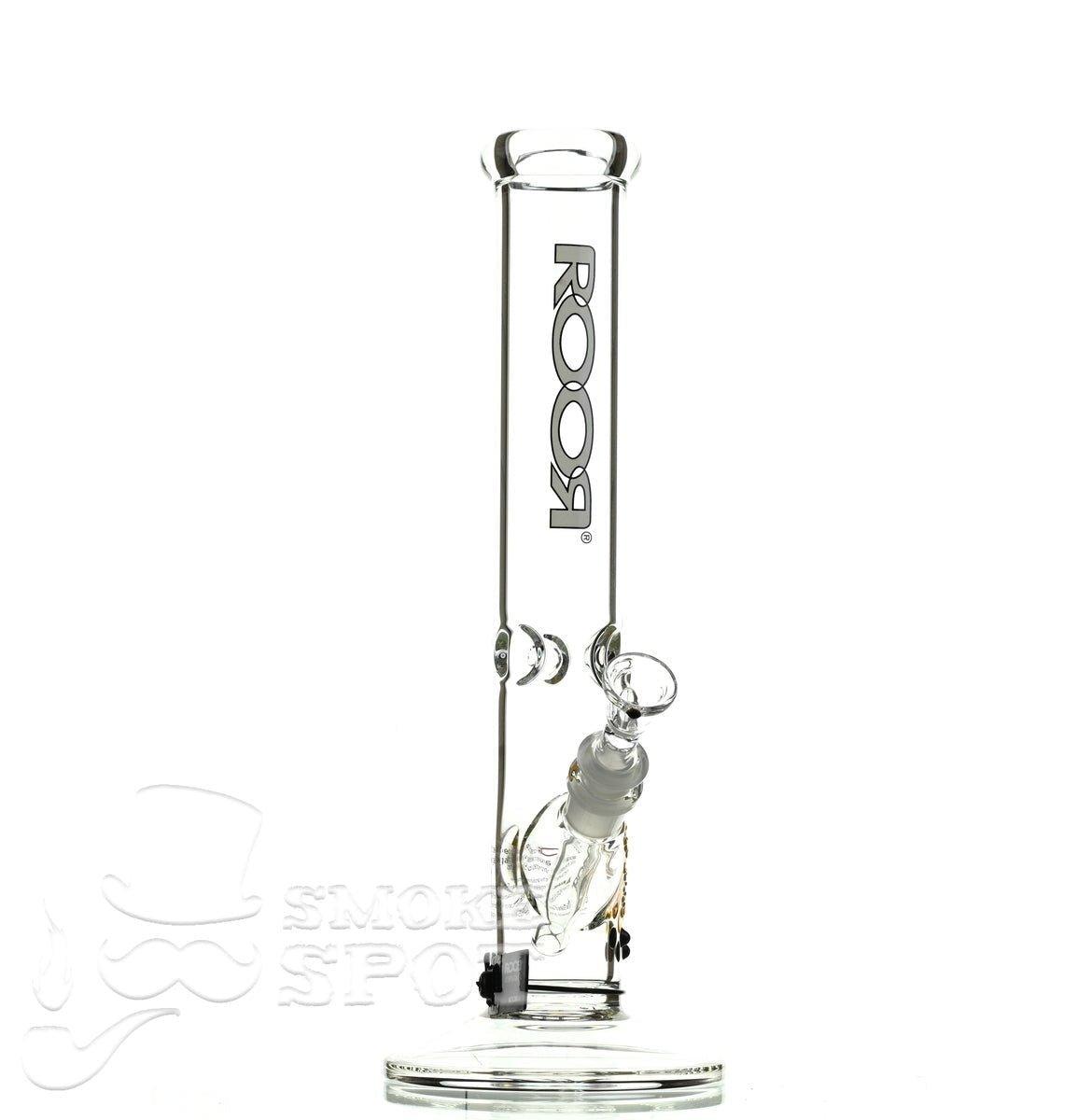 Roor Straight Tube 14 inch white/black #2 - Smoke Spot Smoke Shop
