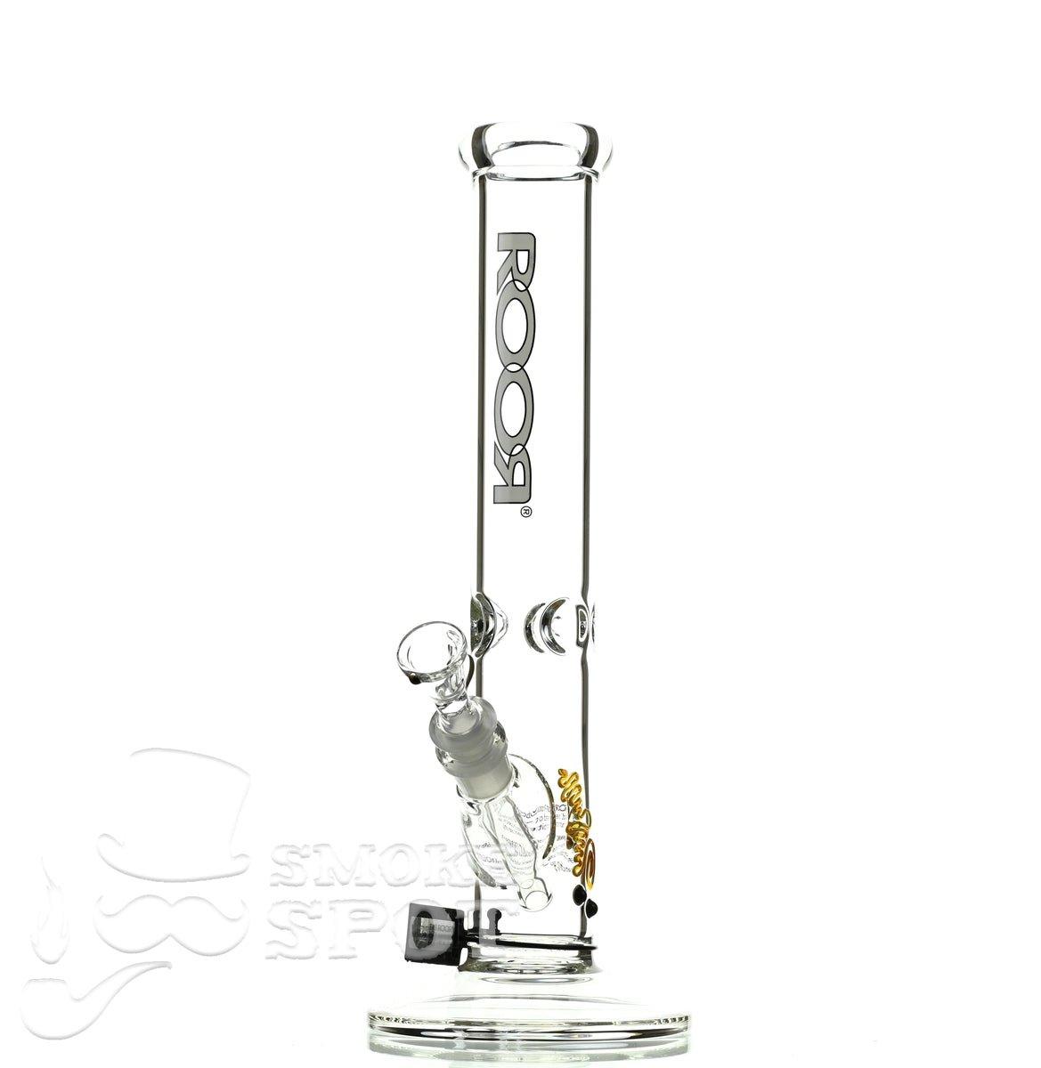 Roor Straight Tube 14 inch white/black #2 - Smoke Spot Smoke Shop