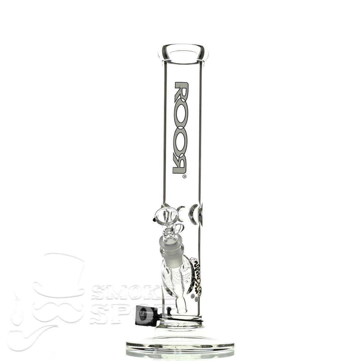 Roor Straight Tube 14 inch white/black - Smoke Spot Smoke Shop