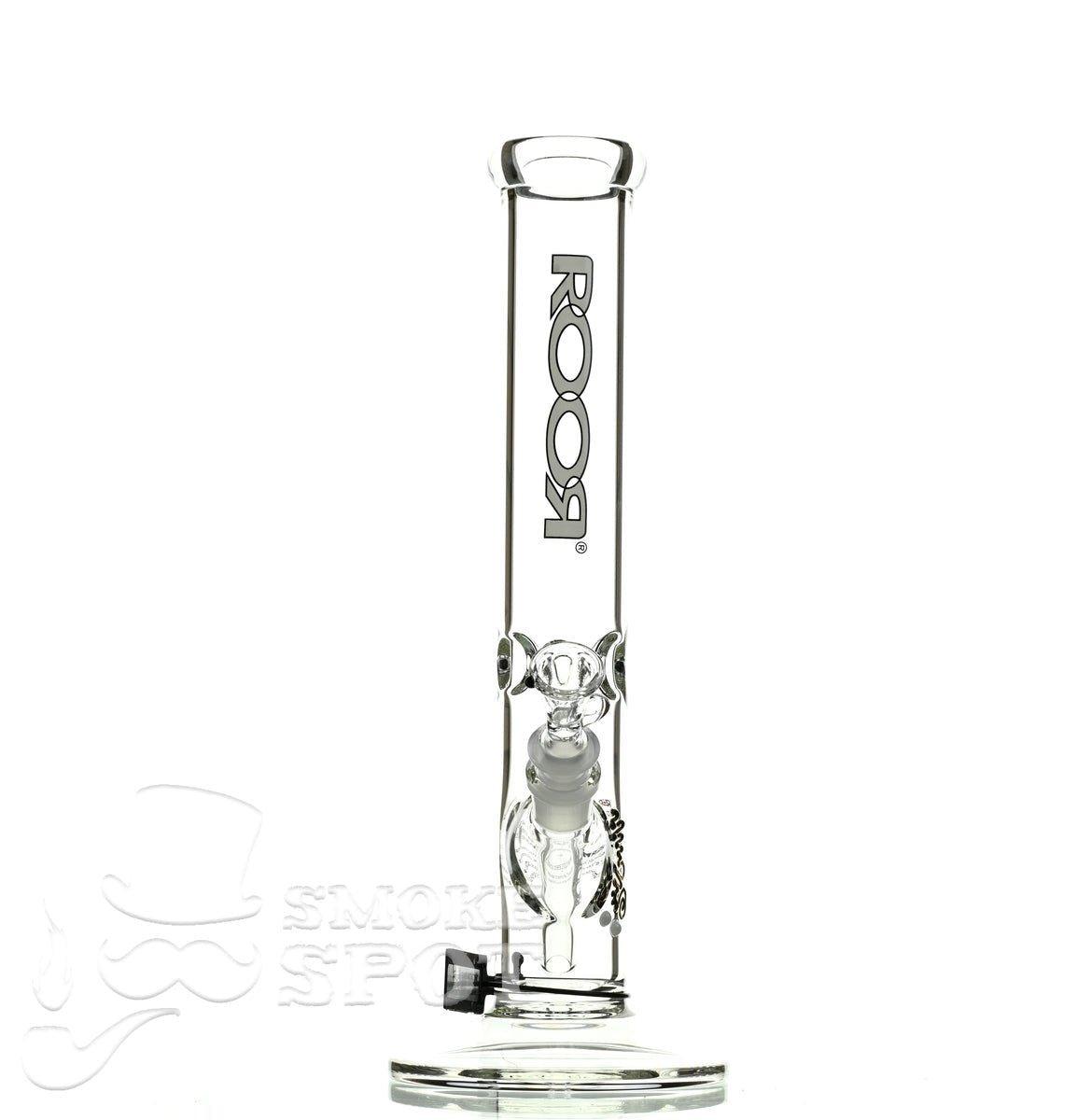 Roor Straight Tube 14 inch white/black - Smoke Spot Smoke Shop