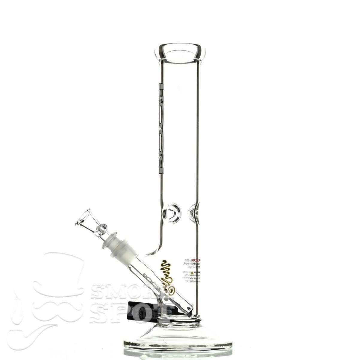 Roor Straight Tube 14 inch white/black - Smoke Spot Smoke Shop