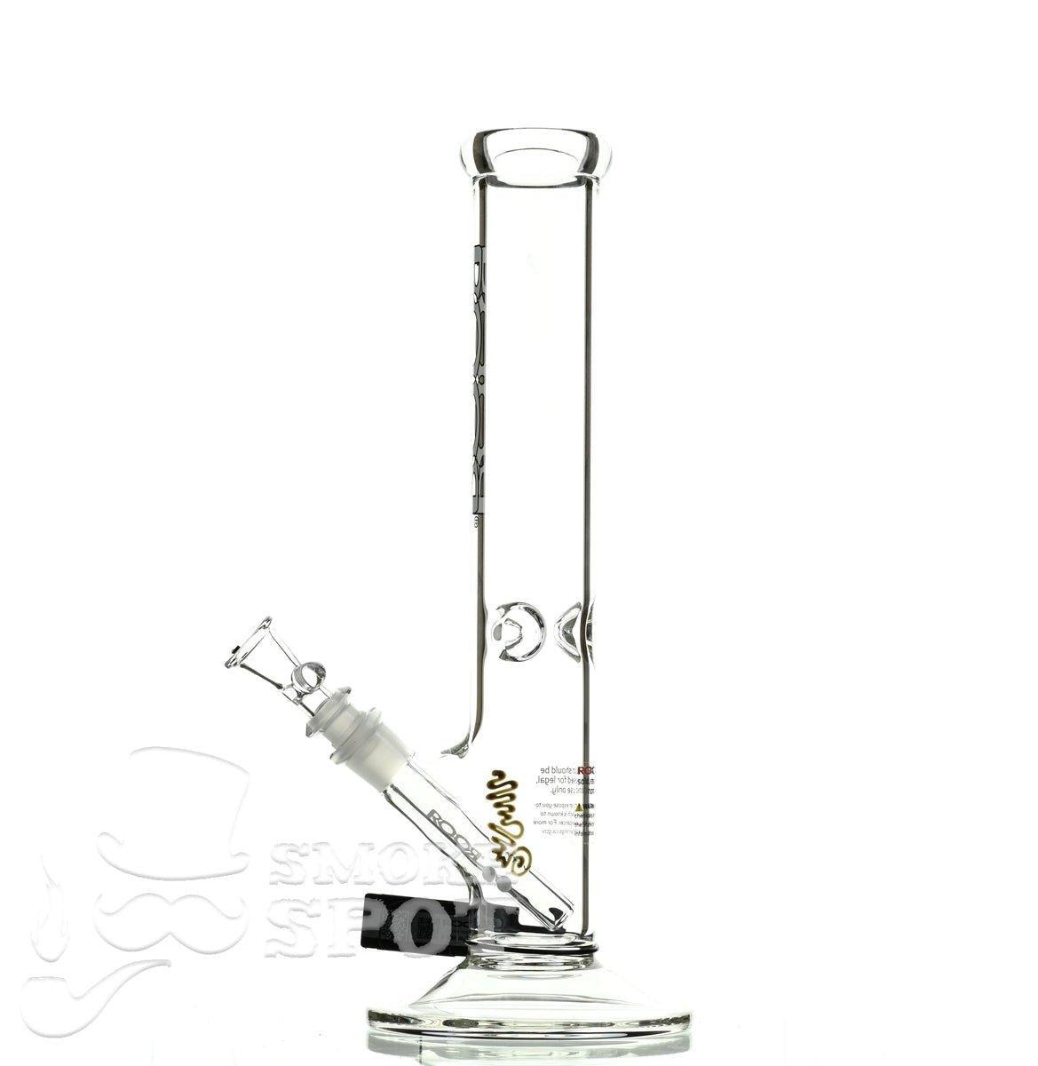 Roor Straight Tube 14 inch white/black - Smoke Spot Smoke Shop