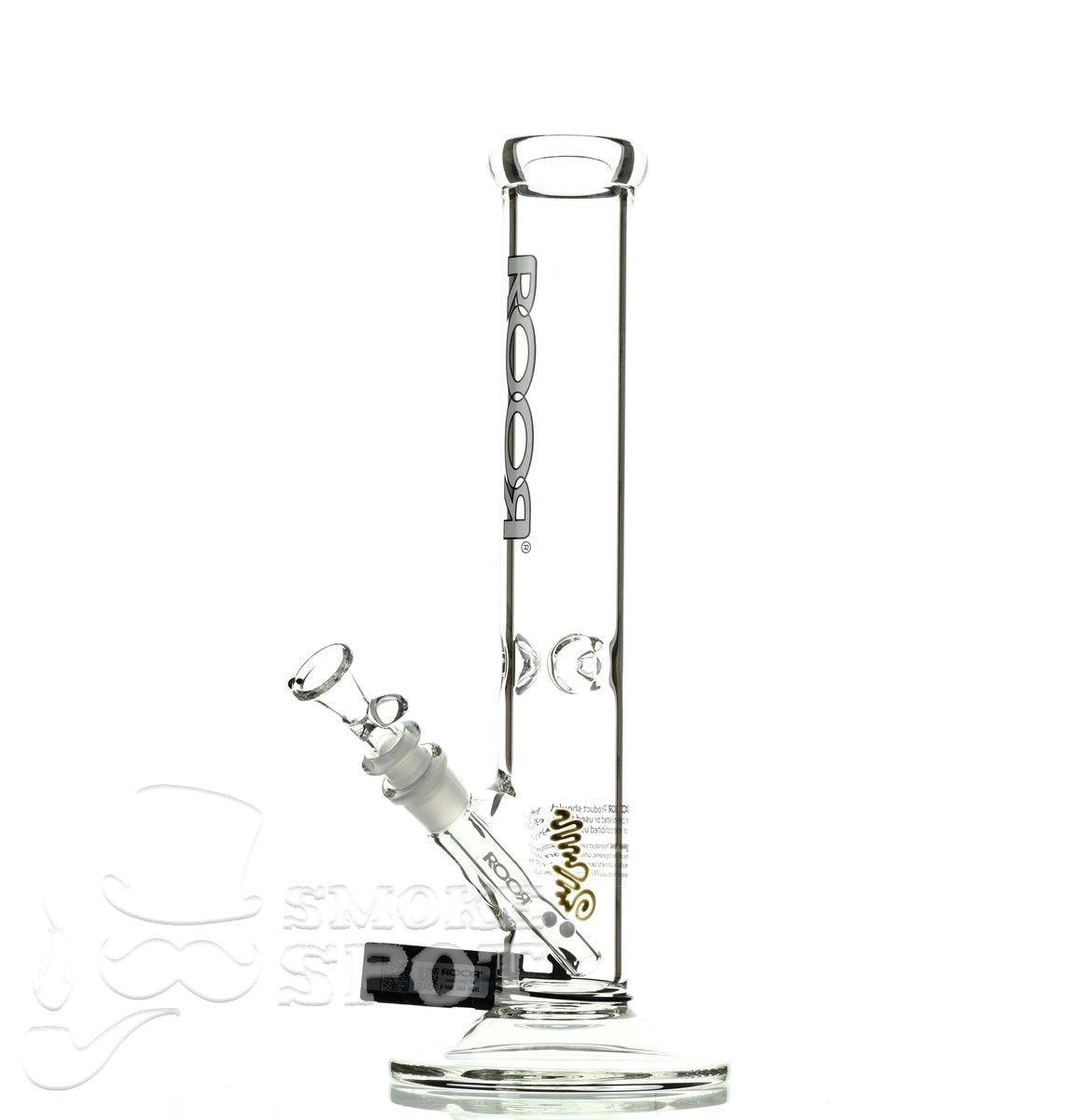 Roor Straight Tube 14 inch white/black - Smoke Spot Smoke Shop