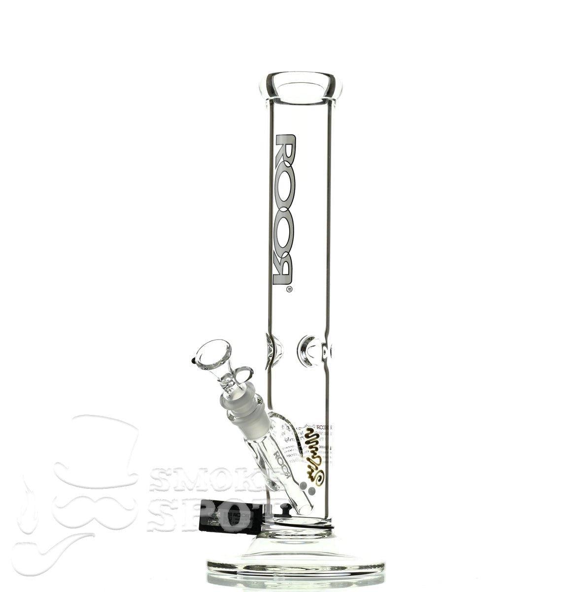 Roor Straight Tube 14 inch white/black - Smoke Spot Smoke Shop