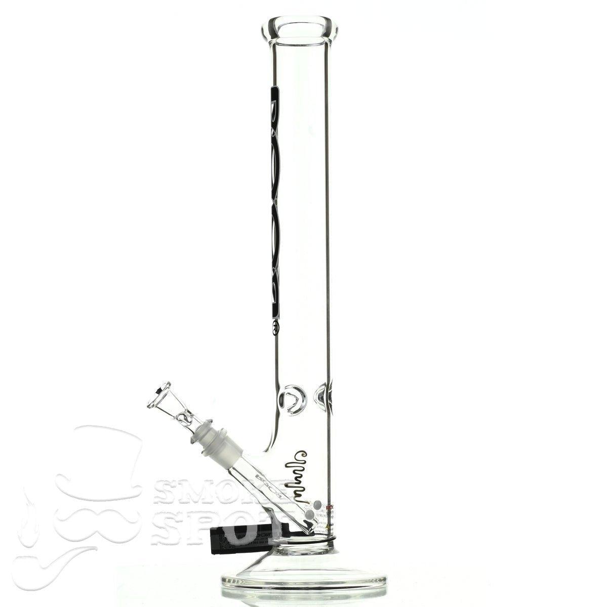 Roor Straight Tube 18 inch black white - Smoke Spot Smoke Shop