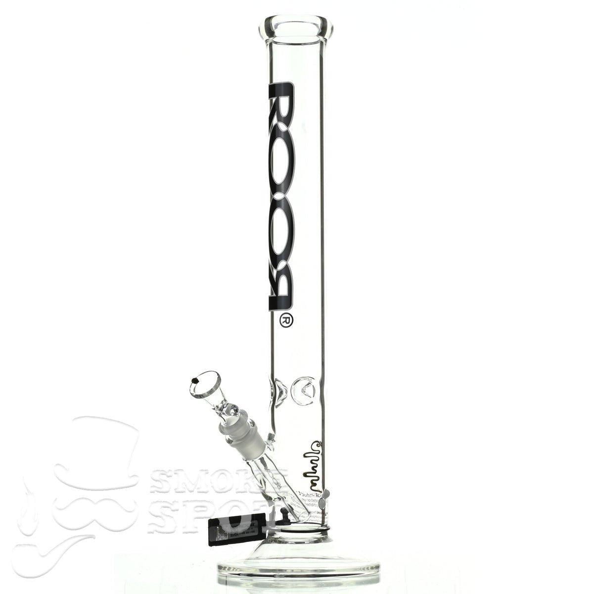 Roor Straight Tube 18 inch black white - Smoke Spot Smoke Shop