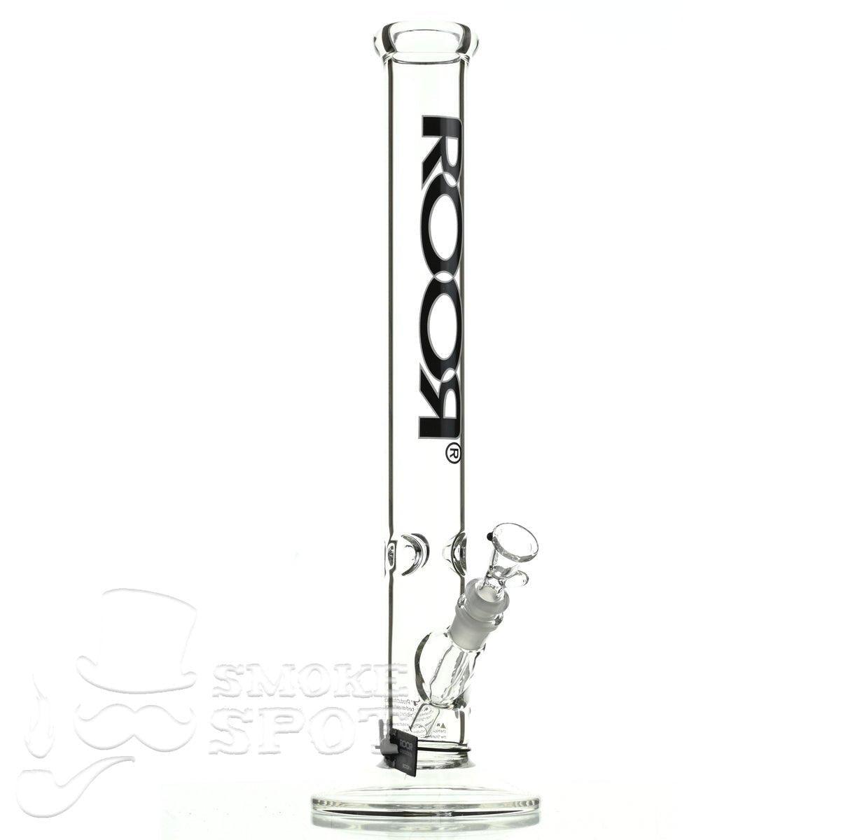 Roor Straight Tube 18 inch black white - Smoke Spot Smoke Shop