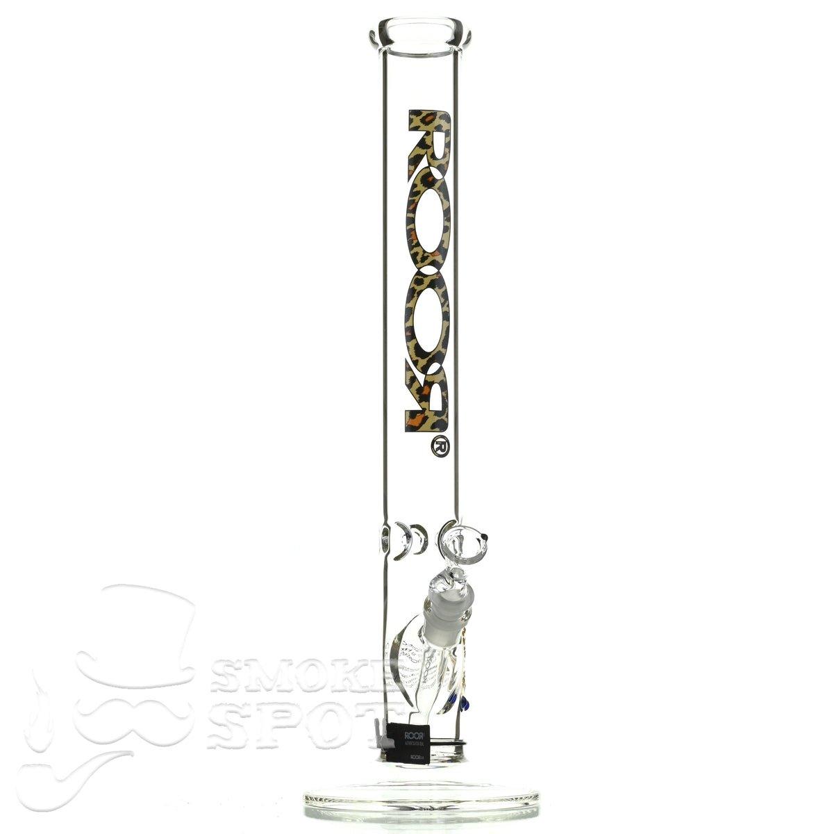 Roor Straight Tube 18 inch leopard - Smoke Spot Smoke Shop
