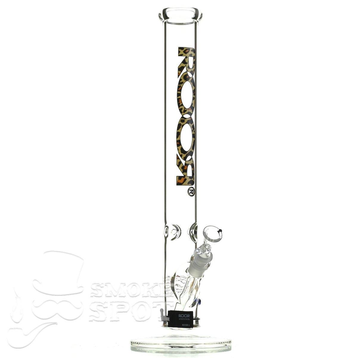 Roor Straight Tube 18 inch leopard - Smoke Spot Smoke Shop