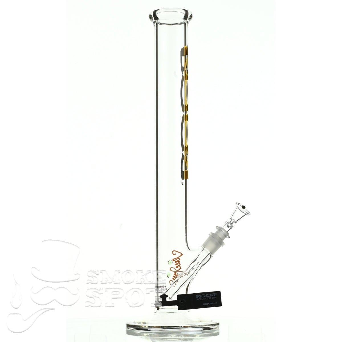 Roor Straight Tube 18 inch P-D gold - Smoke Spot Smoke Shop