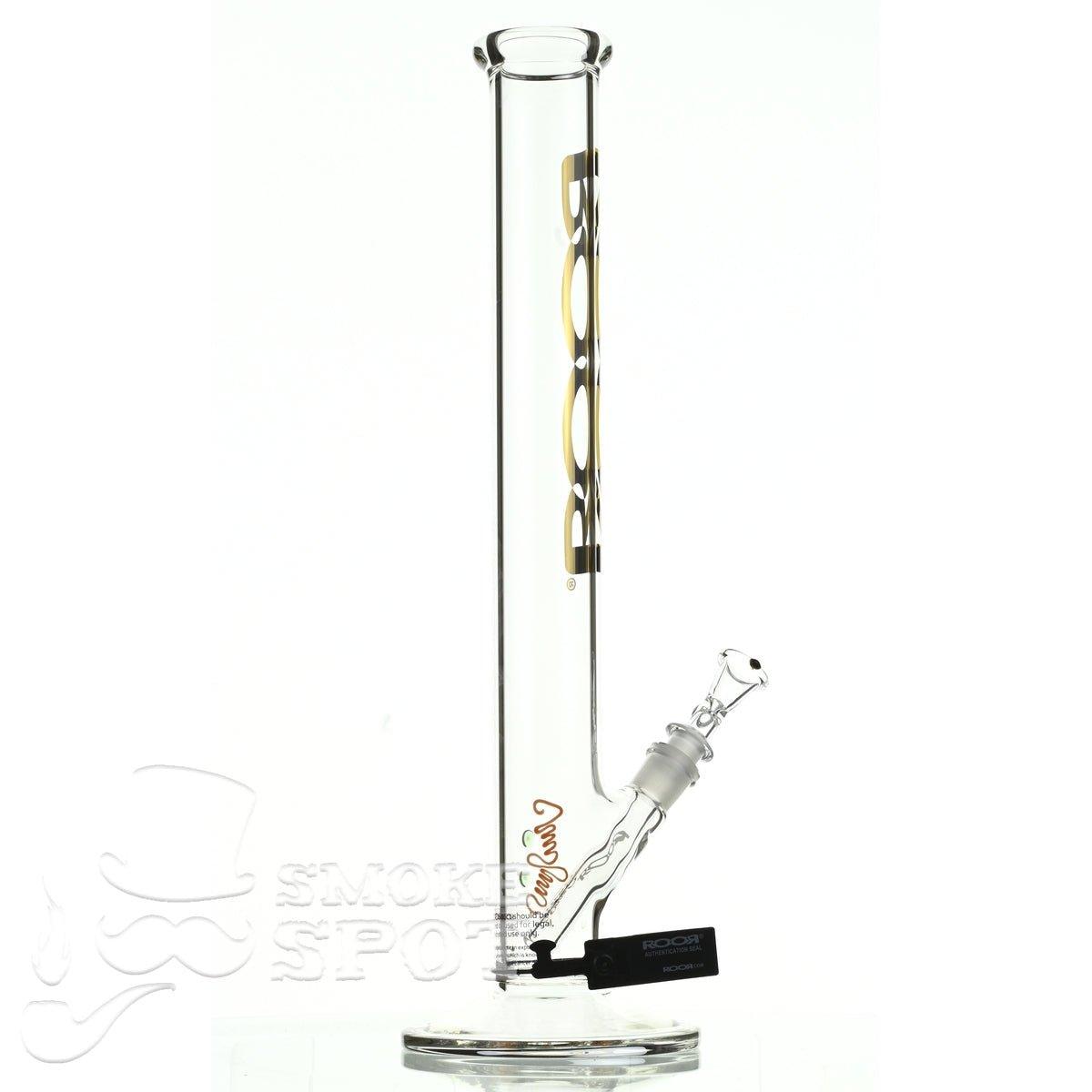 Roor Straight Tube 18 inch P-D gold - Smoke Spot Smoke Shop