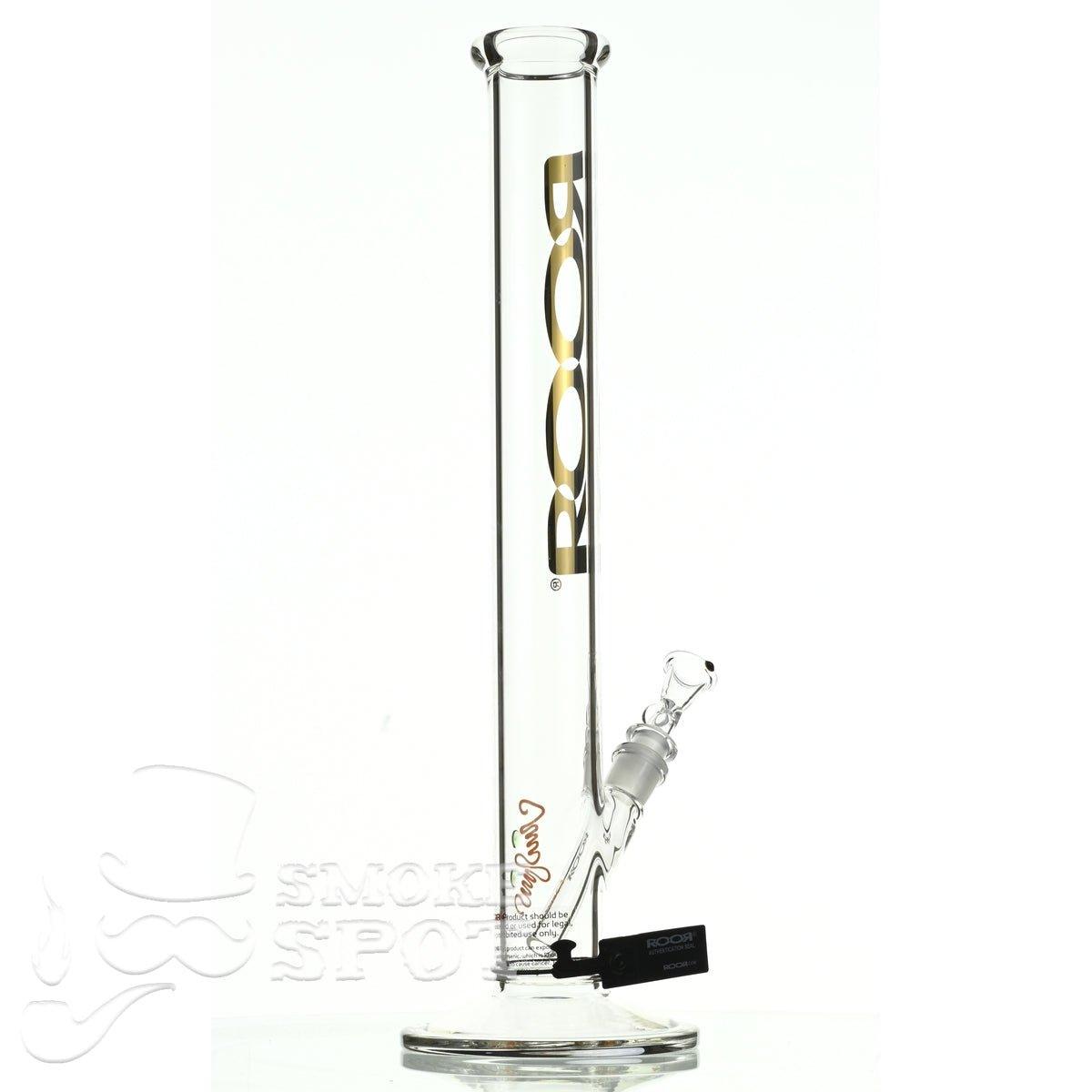 Roor Straight Tube 18 inch P-D gold - Smoke Spot Smoke Shop