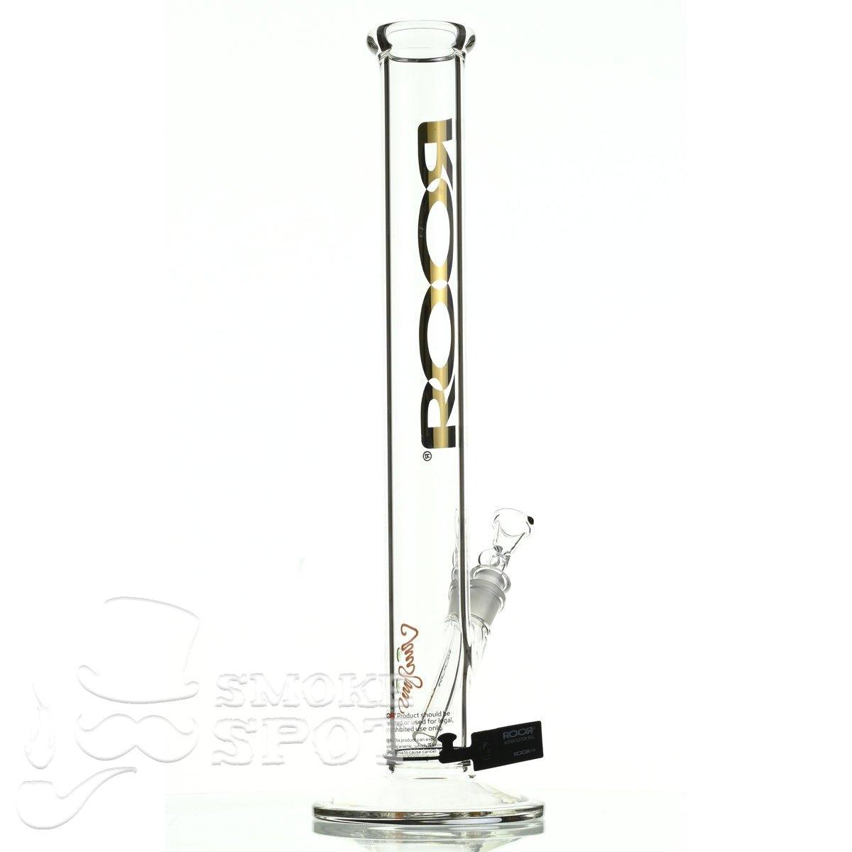 Roor Straight Tube 18 inch P-D gold - Smoke Spot Smoke Shop