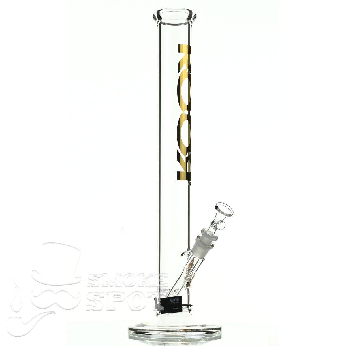 Roor Straight Tube 18 inch P-D gold - Smoke Spot Smoke Shop