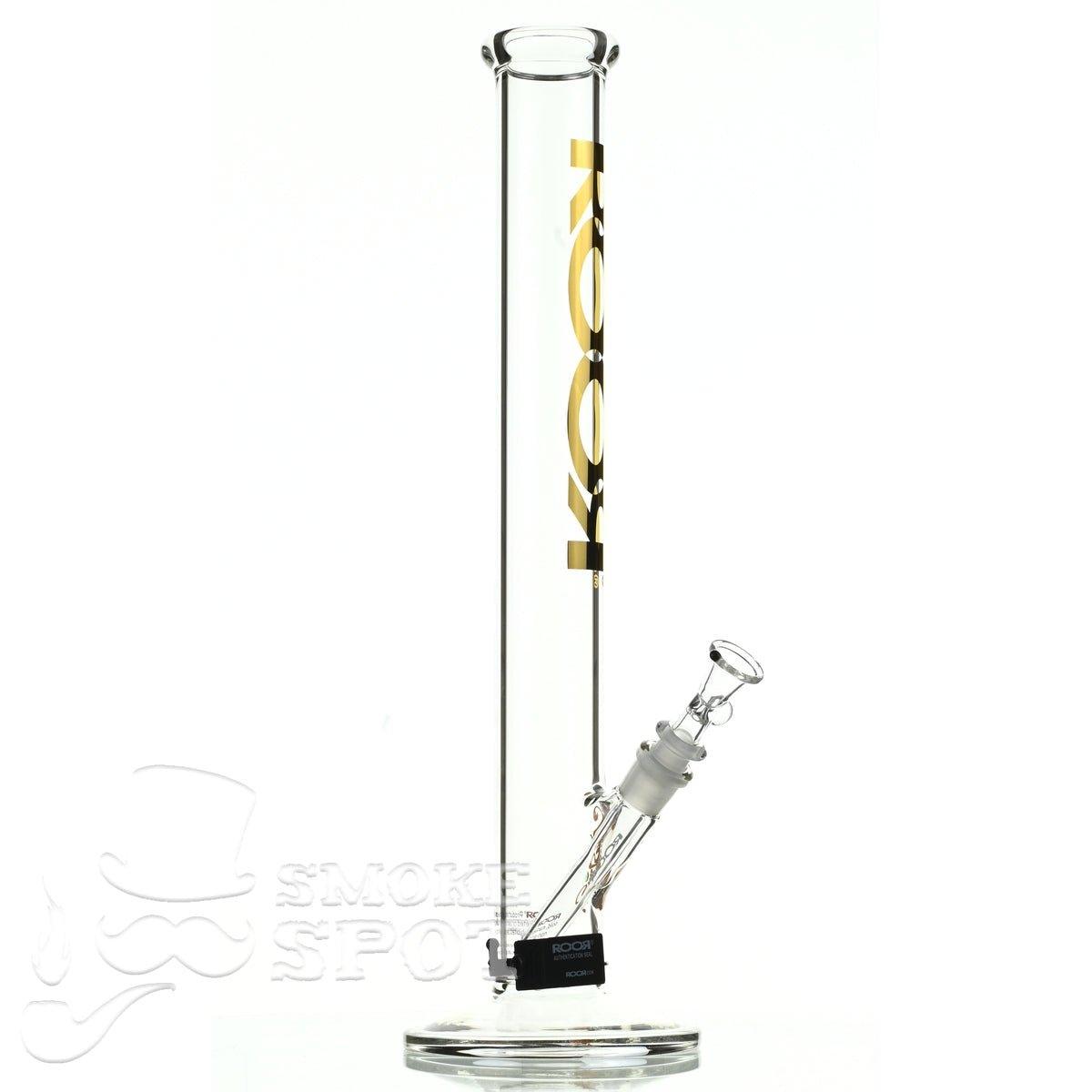 Roor Straight Tube 18 inch P-D gold - Smoke Spot Smoke Shop
