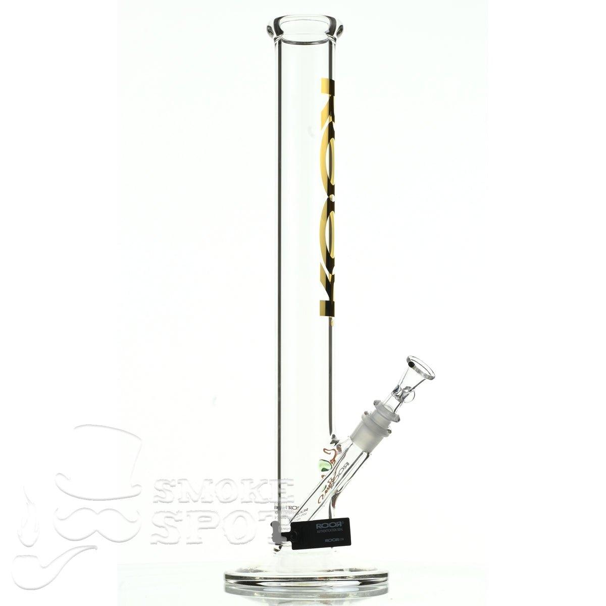 Roor Straight Tube 18 inch P-D gold - Smoke Spot Smoke Shop
