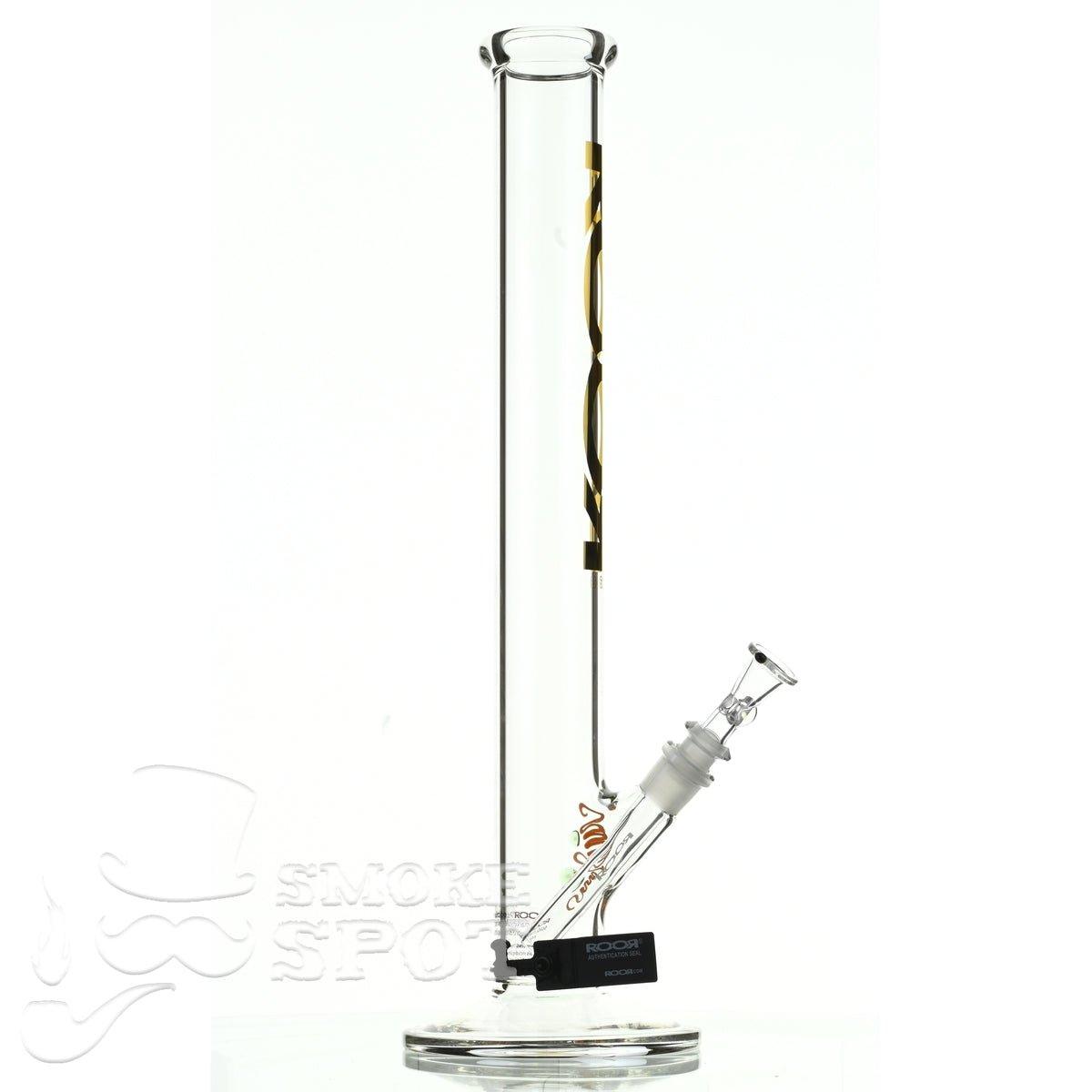 Roor Straight Tube 18 inch P-D gold - Smoke Spot Smoke Shop