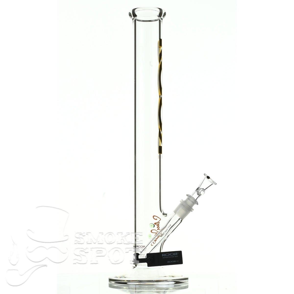 Roor Straight Tube 18 inch P-D gold - Smoke Spot Smoke Shop