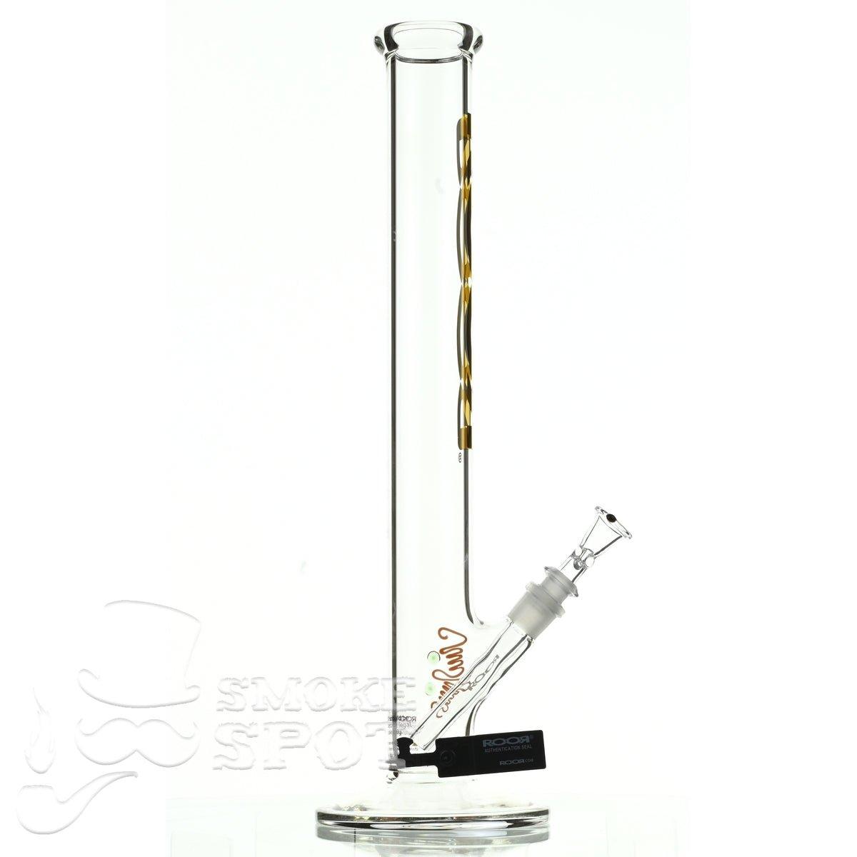 Roor Straight Tube 18 inch P-D gold - Smoke Spot Smoke Shop