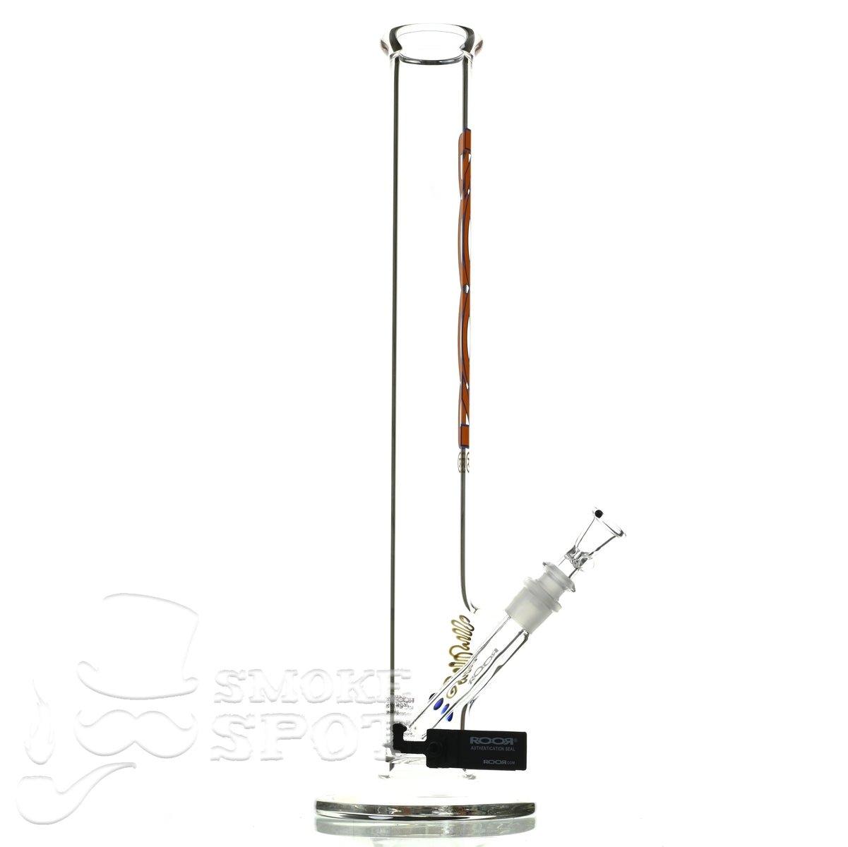 Roor Straight Tube 18 inch P-D orange blue - Smoke Spot Smoke Shop