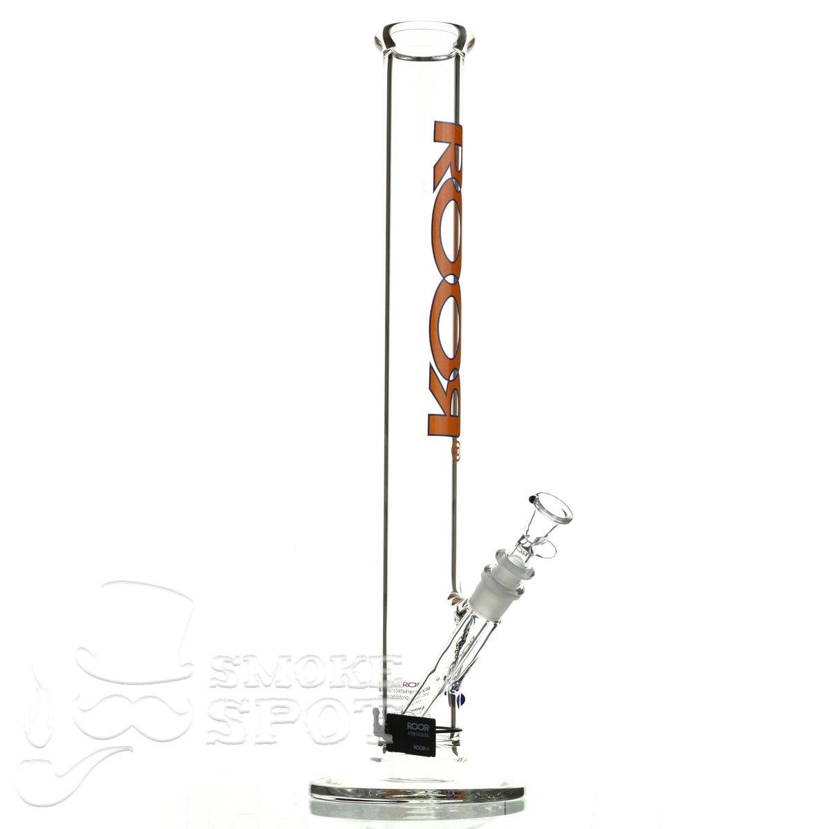 Roor Straight Tube 18 inch P-D orange blue - Smoke Spot Smoke Shop