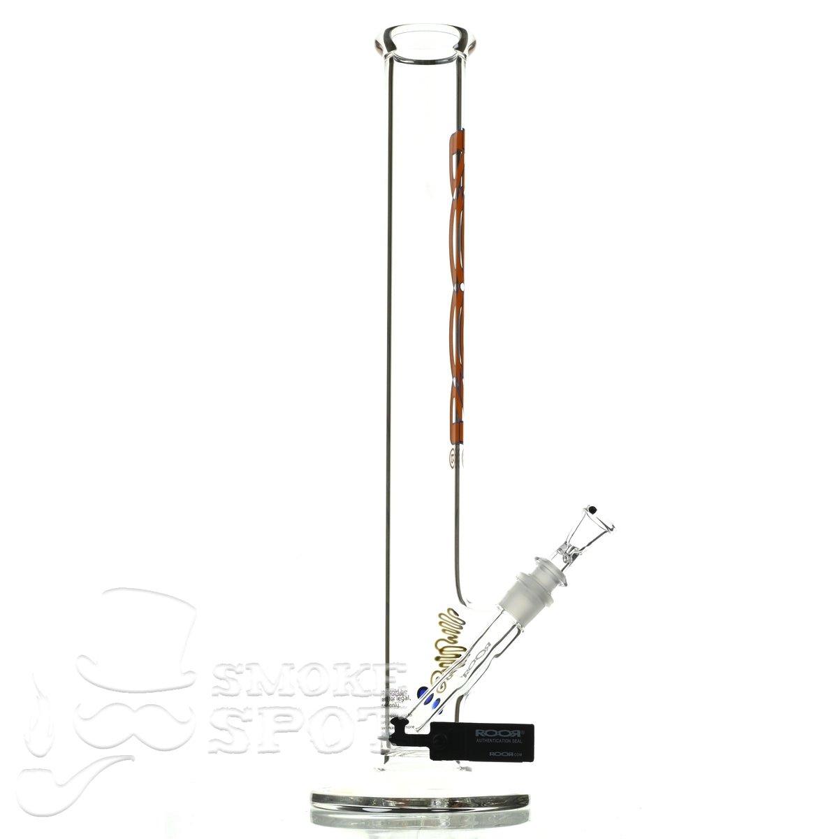 Roor Straight Tube 18 inch P-D orange blue - Smoke Spot Smoke Shop