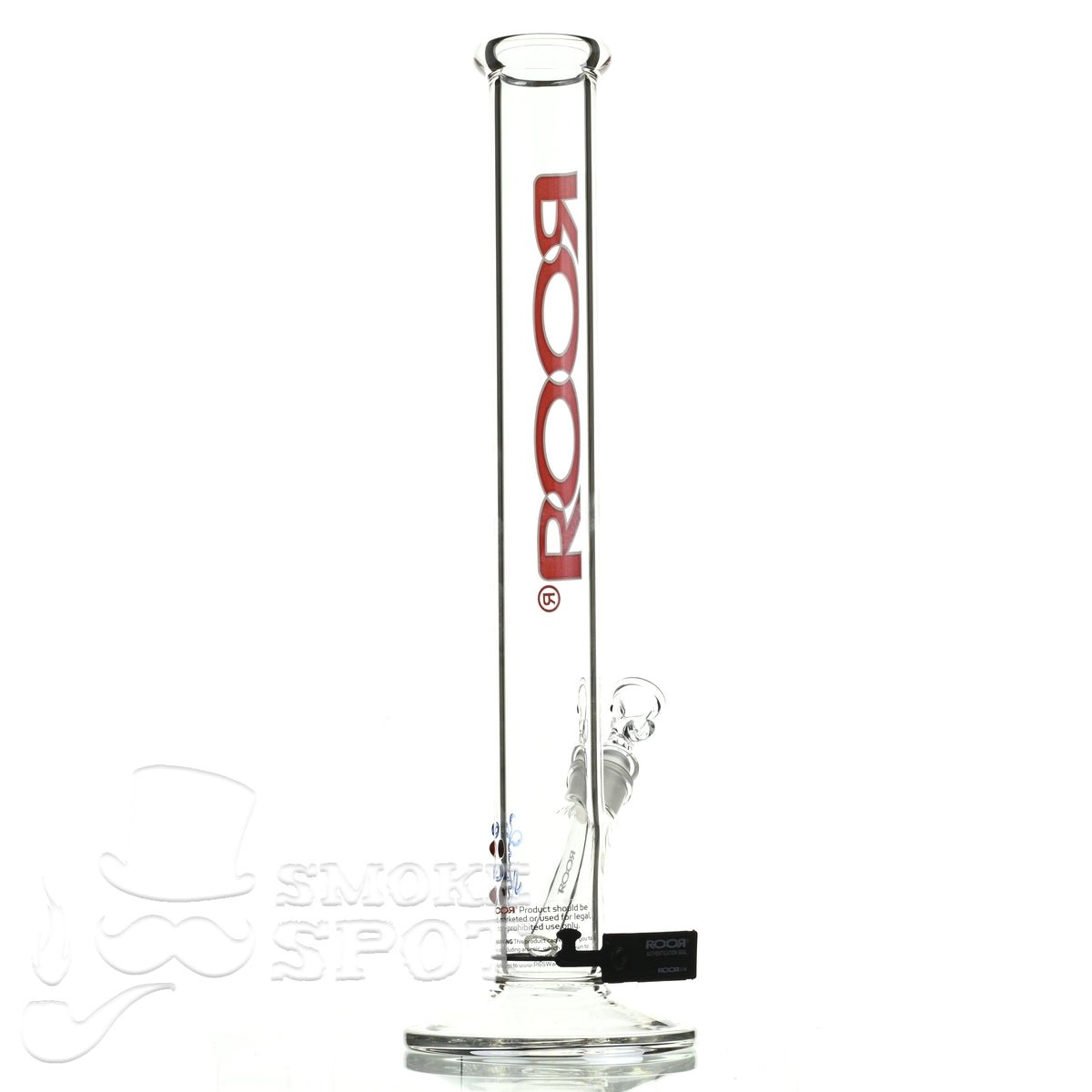 Roor Straight Tube 18 inch P-D red white - Smoke Spot Smoke Shop