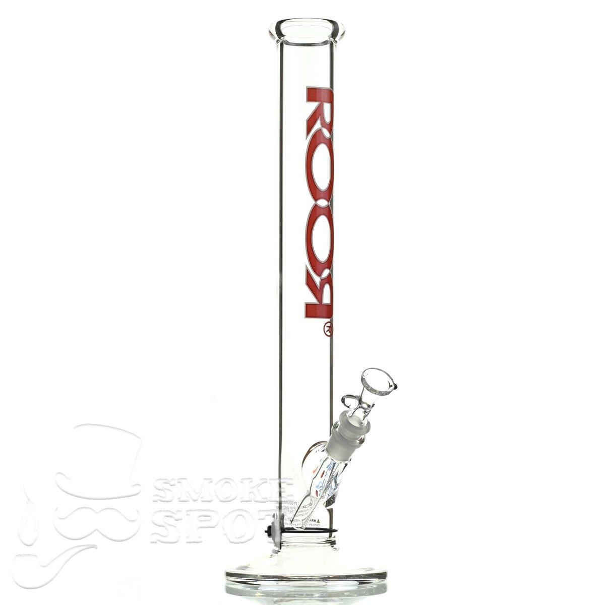 Roor Straight Tube 18 inch P-D red white - Smoke Spot Smoke Shop