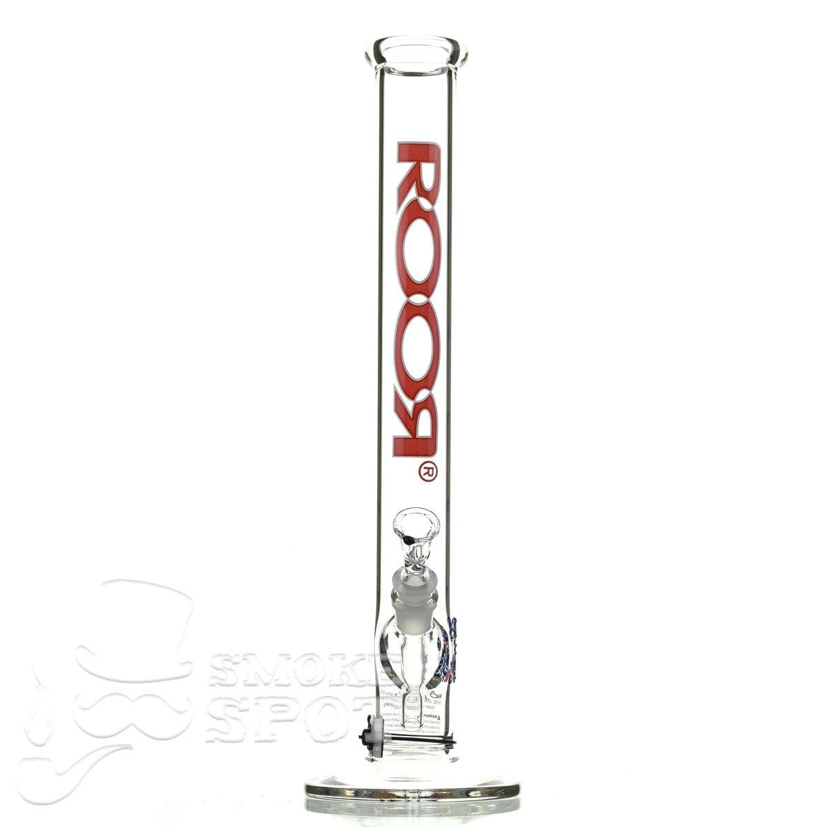Roor Straight Tube 18 inch P-D red white - Smoke Spot Smoke Shop
