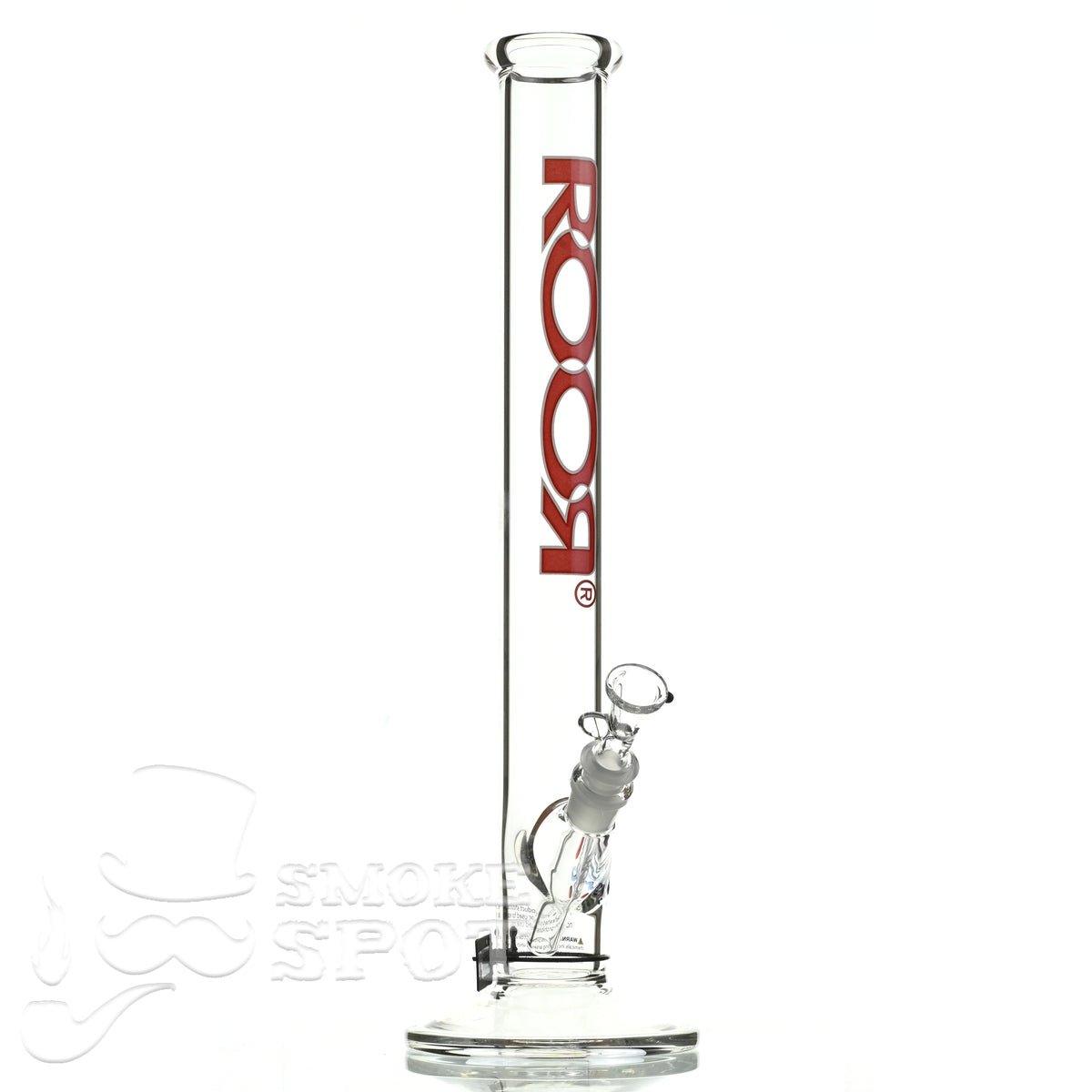 Roor Straight Tube 18 inch P-D red white - Smoke Spot Smoke Shop