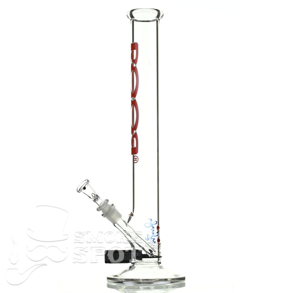 Roor Straight Tube 18 inch P-D red white - Smoke Spot Smoke Shop