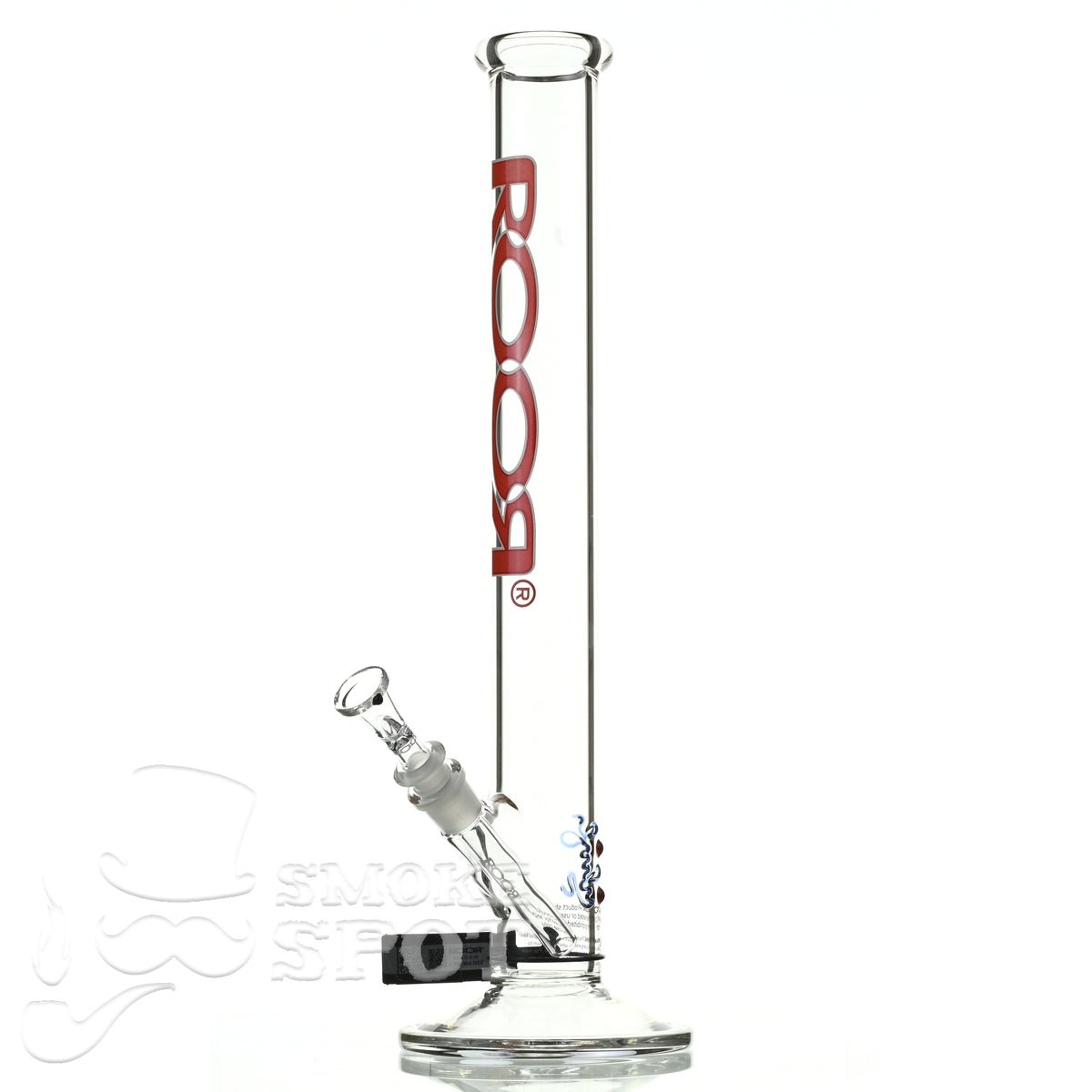 Roor Straight Tube 18 inch P-D red white - Smoke Spot Smoke Shop