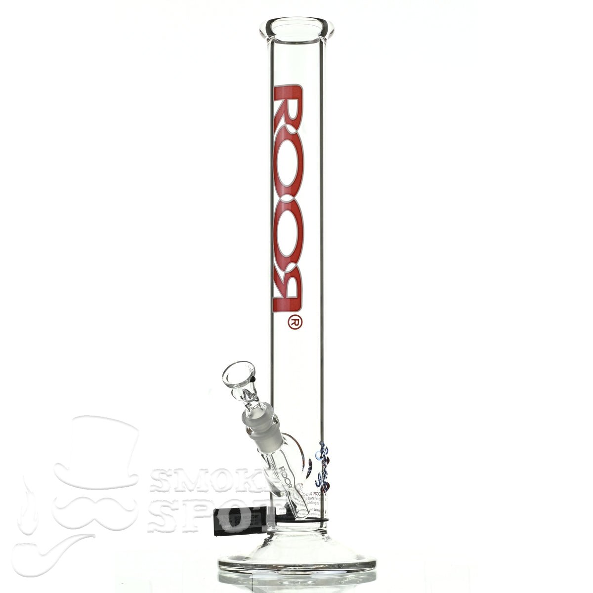 Roor Straight Tube 18 inch P-D red white - Smoke Spot Smoke Shop
