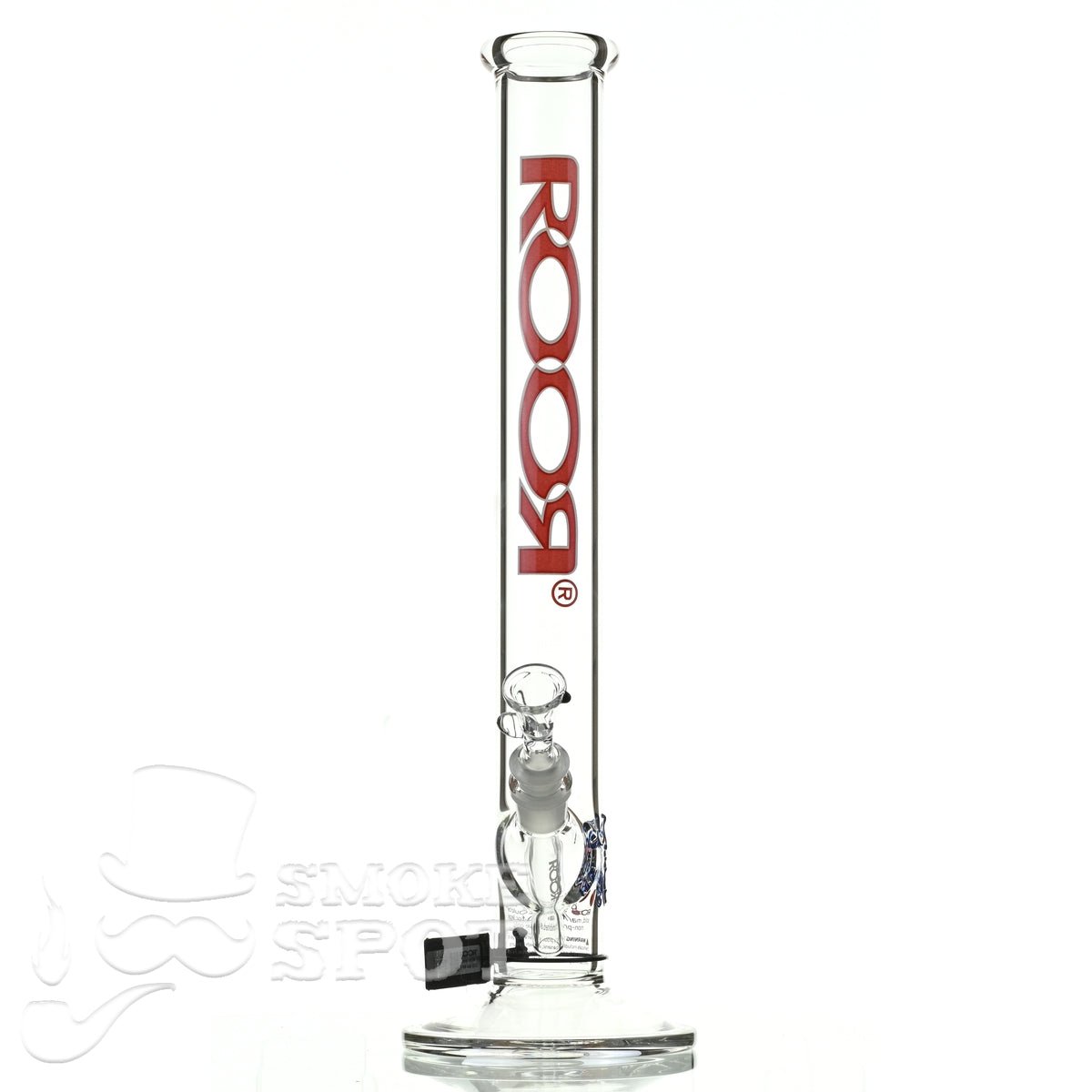 Roor Straight Tube 18 inch P-D red white - Smoke Spot Smoke Shop