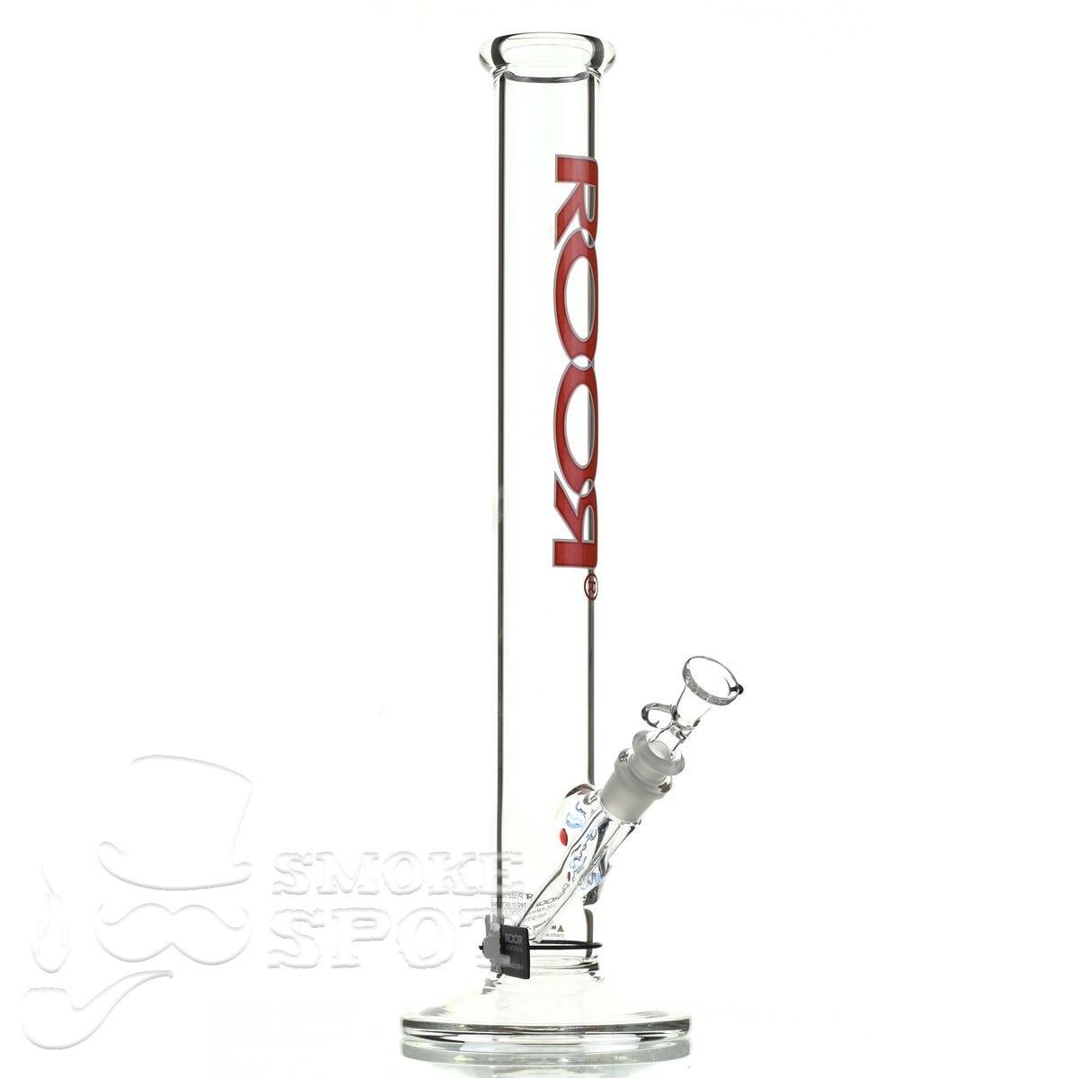 Roor Straight Tube 18 inch P-D red white - Smoke Spot Smoke Shop