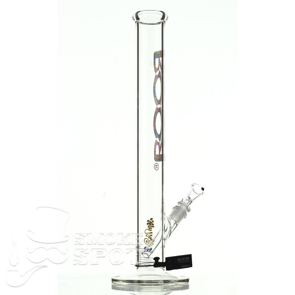 Roor Straight Tube 18 inch P-D tie dye - Smoke Spot Smoke Shop