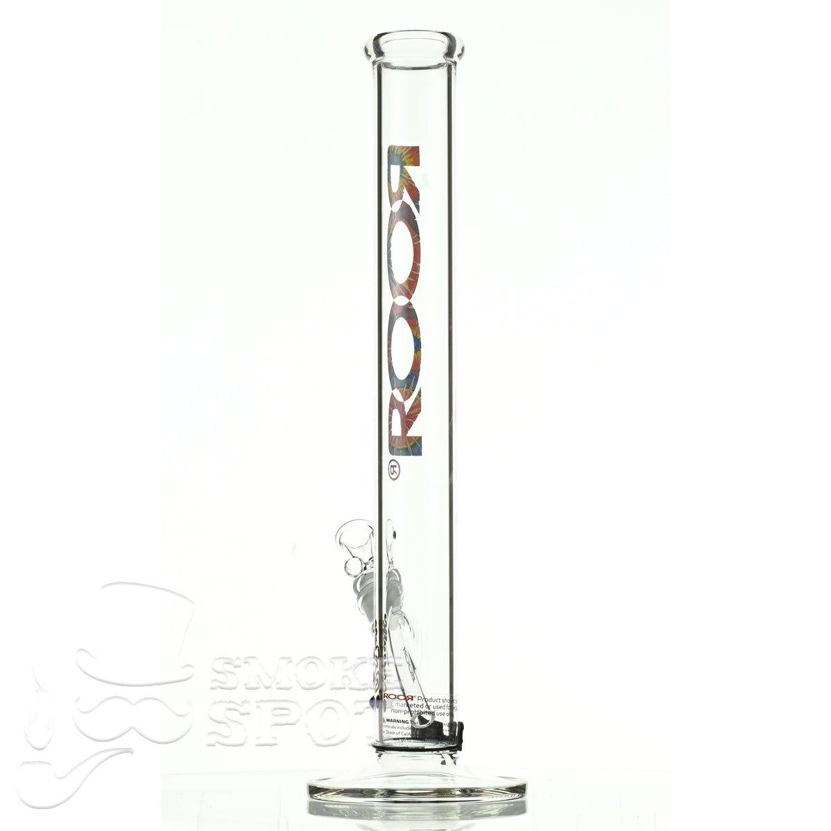 Roor Straight Tube 18 inch P-D tie dye - Smoke Spot Smoke Shop