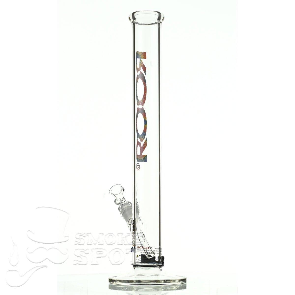 Roor Straight Tube 18 inch P-D tie dye - Smoke Spot Smoke Shop