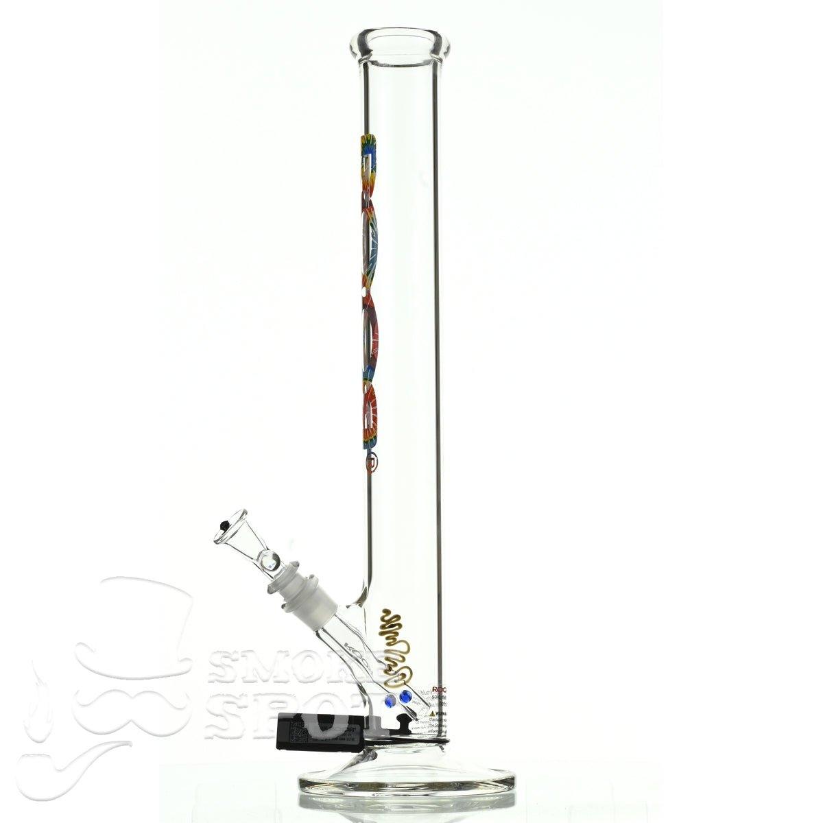 Roor Straight Tube 18 inch P-D tie dye - Smoke Spot Smoke Shop