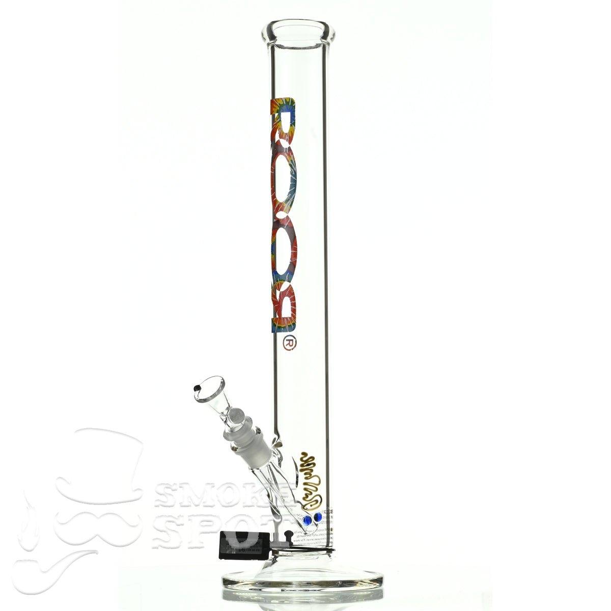 Roor Straight Tube 18 inch P-D tie dye - Smoke Spot Smoke Shop