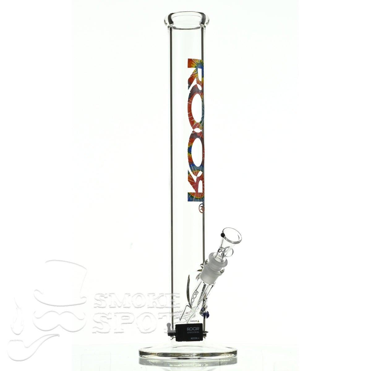 Roor Straight Tube 18 inch P-D tie dye - Smoke Spot Smoke Shop