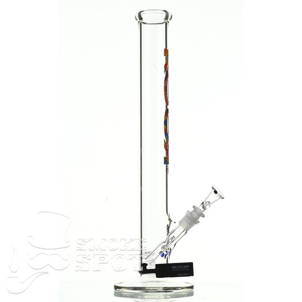 Roor Straight Tube 18 inch P-D tie dye - Smoke Spot Smoke Shop